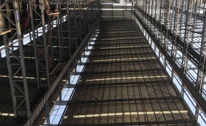 九龙坡风雨操场网架